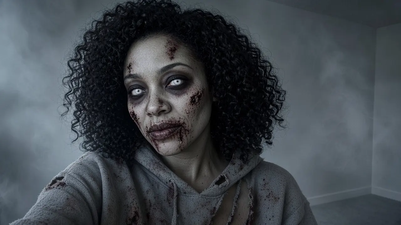 Zombie makeup